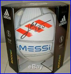 Autographed / Signed Adidas Soccer Ball Lionel Messi Barcelona withCOA
