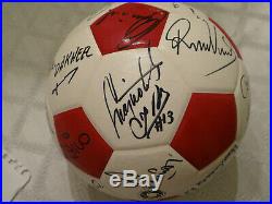 Autographed Soccer Ball, 1982 FIFA All Stars, Zico, Platini, Beckenbauer, Rossi