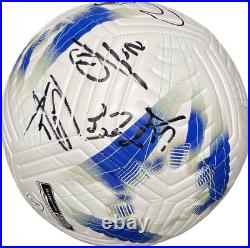 Axel Disasi, Marc Guiu, Wesley Fofana Signed Soccer Ball Chelsea JSA Autograph