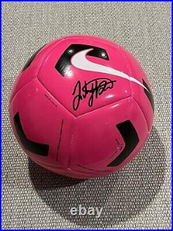 BECKETT COA TRINITY RODMAN Signed Autographed USA Women's Soccer Ball USWNT