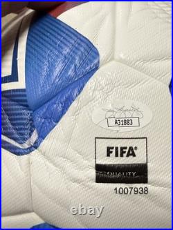 BRAZIL signed (PUMA) Endrick Pepe Marquinhos Team Soccer ball JSA AX31883