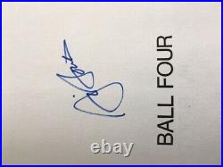 Ball Four signed by Jim BoutonMint 1993 1st Priinting Hardback/Dust Jacket