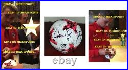 Ball signed autographed FERNANDO TORRES ANTOINE GRIEZMANN EXACT Proof Madrid
