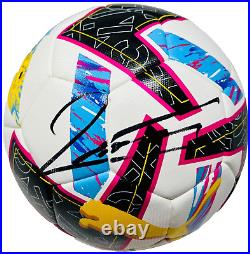 Barcelona Robert Lewandowski Signed La Liga Soccer Ball BAS Beckett Witnessed