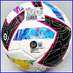 Barcelona Robert Lewandowski Signed La Liga Soccer Ball BAS Beckett Witnessed