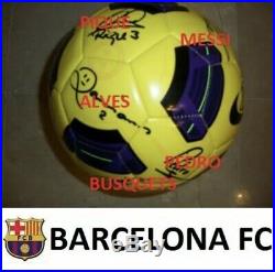 Barcelona Signed 2010/11 Squad La Liga Ball