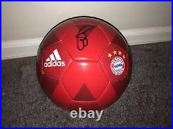 Bastian Schweinsteiger Signed Bayern Munich Logo Soccer Ball Coa Germany