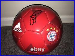 Bastian Schweinsteiger Signed Bayern Munich Logo Soccer Ball Coa Germany