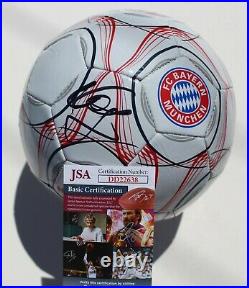 Bastian Schweinsteiger Signed FC Bayern Munchen Soccer Ball withJSA COA DD22638