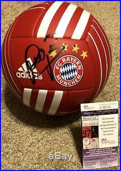 Bastian Schweinsteiger Signed Fc Bayern Munich Soccer Ball Germany Jsa Coa