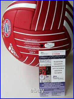 Bastian Schweinsteiger Signed Fc Bayern Munich Soccer Ball Munchen Auto +jsa Coa