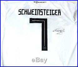 Bastian Schweinsteiger Signed Germany World Cup Soccer Jersey withCOA Bayern