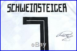Bastian Schweinsteiger Signed Germany World Cup Soccer Jersey withCOA Bayern