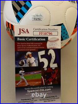 Bastian Schweinsteiger signed Chicago Fire mini Logo Soccer Ball autographed JSA