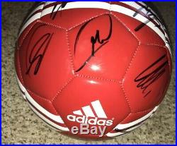 Bayern Munich Signed Team Soccer Ball X11 Robert Lewandowski, Manuel Neuer Proof