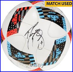 Beasley & Ridgewell Dynamo Autographed Match-Used Soccer Ball Fanatics