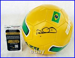 Bebeto Signed Soccer Ball Brazil World Cup Champion JSA COA