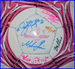 BenchWarmer 2014 Master Case Dealer Bonus Autographed Soccer Ball 58 Autos #d/99