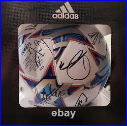 Borussia Dortmund Team 2023/2024 Soccer Ball Signed By 28 Players (And Coach)