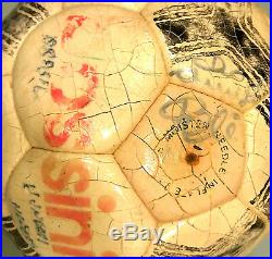 Bossini Soccer Ball Friendly Match Hungary Vs. Brazil 1994 Signed By Pele