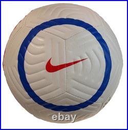 Bradley Barcola Signed Nike PSG Soccer Ball Beckett BAS Authenticated