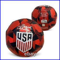 Brandi Chastain Autographed USA Womens Signed Soccer Ball Beckett COA