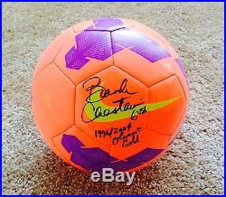 Brandi Chastain Signed Autograph Nike Soccer Ball USA Olympics Gold Inscribed