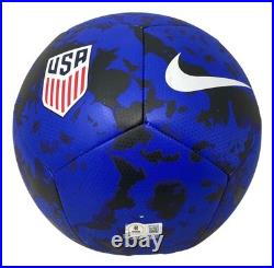 Brandi Chastain Signed USA Blue Nike Soccer Ball BAS ITP