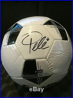 Brazil #10 Pele Autograph Soccer Ball with COA Hand Signed / Authenticated Auto