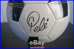 Brazil #10 Pele Autographed Franklin Soccer Ball with COA
