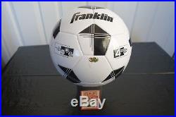 Brazil #10 Pele Autographed Franklin Soccer Ball with COA