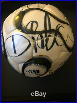 Brazil 2006 World Cup Team Signed Ball Ronaldinho Soccer Football