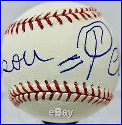 Brazil Edson Pele Signed Baseball Full Name Autographed PSA DNA COA