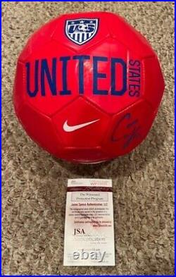 CARLI LLOYD Autographed Signed US Women's USA Nike Soccer Ball JSA COA/HOLO