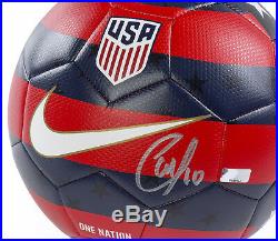 CHRISTIAN PULISIC Autographed Nike 2018 USA Prestige Soccer Ball PANINI