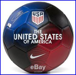 CHRISTIAN PULISIC Autographed Nike USA Prestige Soccer Ball PANINI