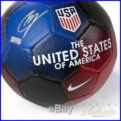 CHRISTIAN PULISIC Autographed Nike USA Prestige Soccer Ball PANINI