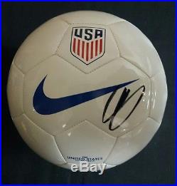 Christian Pulisic USA Signed Nike Soccer Ball Coa 100% Real Auto Usmnt 2