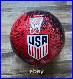 CHRISTIAN PULISIC signed soccer ball USMNT USA MENS SOCCER 4