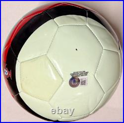 CR7 Cristiano Ronaldo Signed Portugal Nike Ball Beckett BAS Witnessed