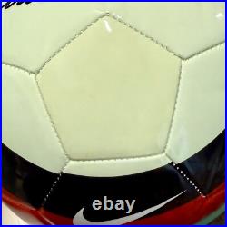 CR7 Cristiano Ronaldo Signed Portugal Nike Ball Beckett BAS Witnessed