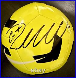 CRISTIANO RONALDO CR7 New, Never Displayed Hand Signed NIKE Soccer BALL WithCOA