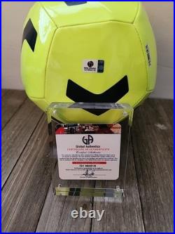 CRISTIANO RONALDO Signed Soccer BALL Nike Portugal with COA CR7 Al-Nassr World Cup