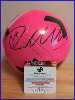 CRISTIANO RONALDO Signed Soccer Ball Nike COA CR7 Al-Nassr