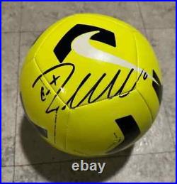 CRISTIANO RONALDO Signed Soccer Ball Nike COA CR7 Al-Nassr Autographed