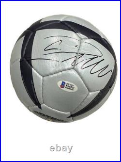 CRISTIANO RONALDO Soccer Ball UEFA 2005 Signed Autographed BAS COA