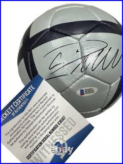 CRISTIANO RONALDO Soccer Ball UEFA 2005 Signed Autographed BAS COA