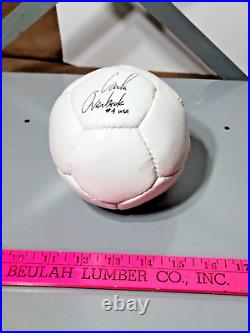 Carla Overbeck Team USA #4 Autographed Signed Mini Soccer Ball Football