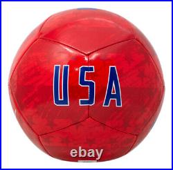 Carli Lloyd Signed Red Nike Team USA Soccer Ball JSA Hologram