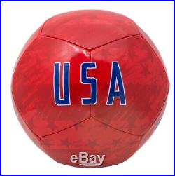 Carli Lloyd Signed Team USA Signed USA Red Nike Soccer Ball JSA
